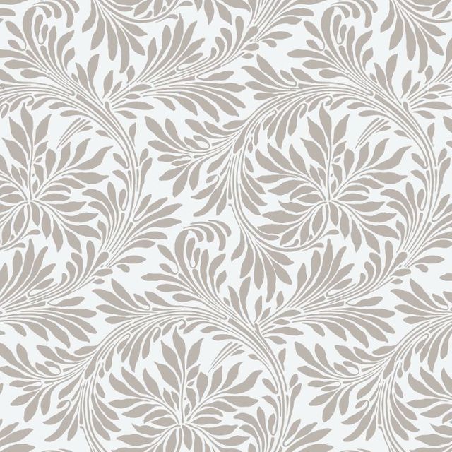 V&A Rolling Leaves Beige