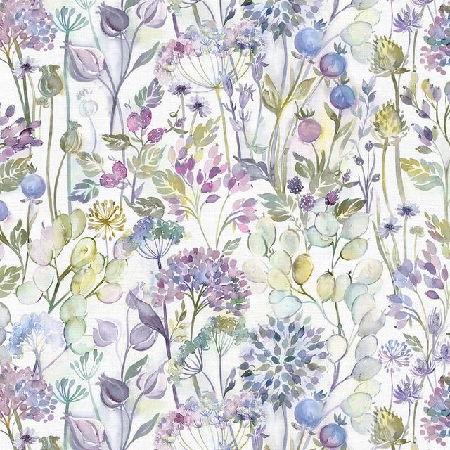 Voyage Decoration Country Book Country Hedgerow Lilac/Cream