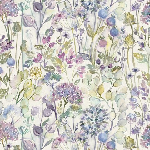 Country Hedgerow Lilac/Linen