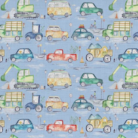 Voyage Decoration Imaginations Children Traffic Jam Sky Tablecloth