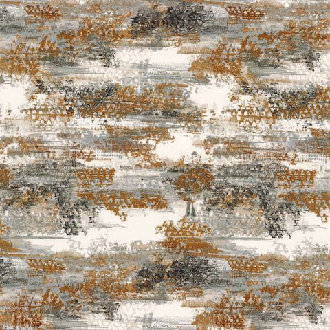 Casamance Ritournelle Abstraction Taupe Tablecloth