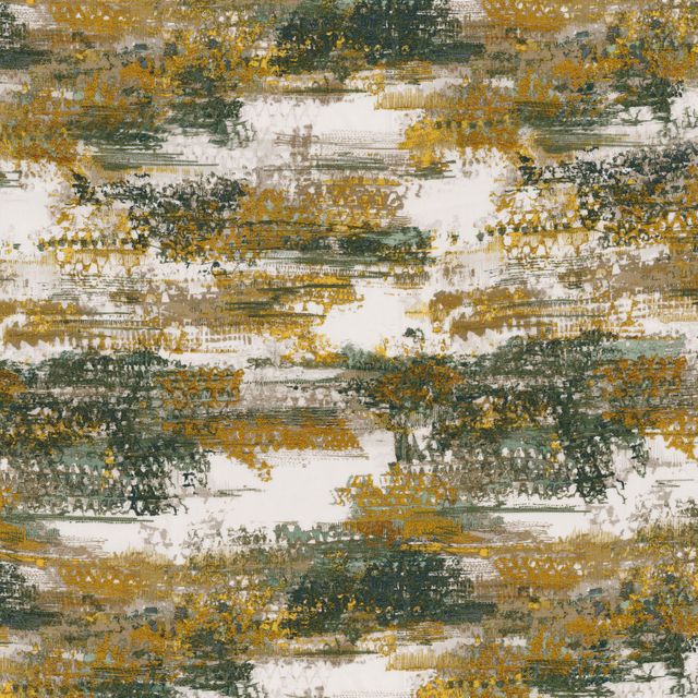Casamance  Abstraction Olive Sample