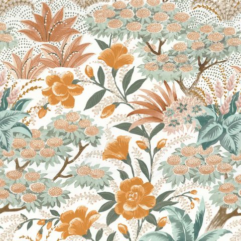 Cite Des Roses Ocre/Bois De Rose Bed Runner