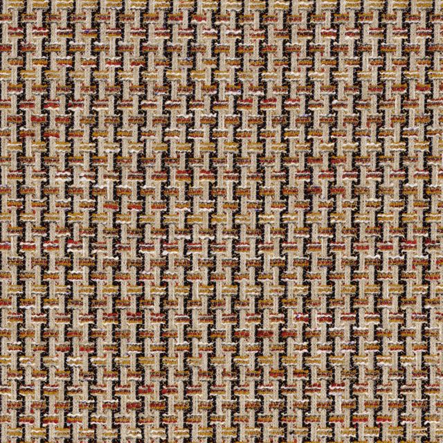 Casamance Defile Effigie Multico Ocre/Orange