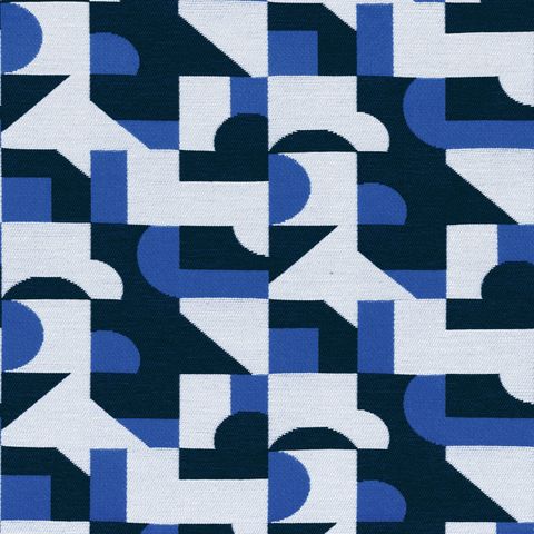 Derivee Bleu Electrique Upholstery Fabric