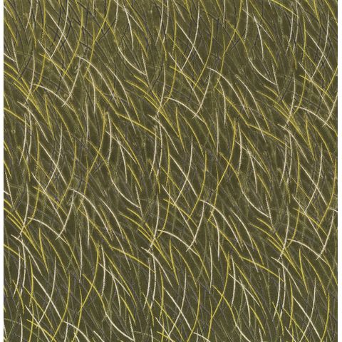 Euphorbe Khaki Upholstery Fabric