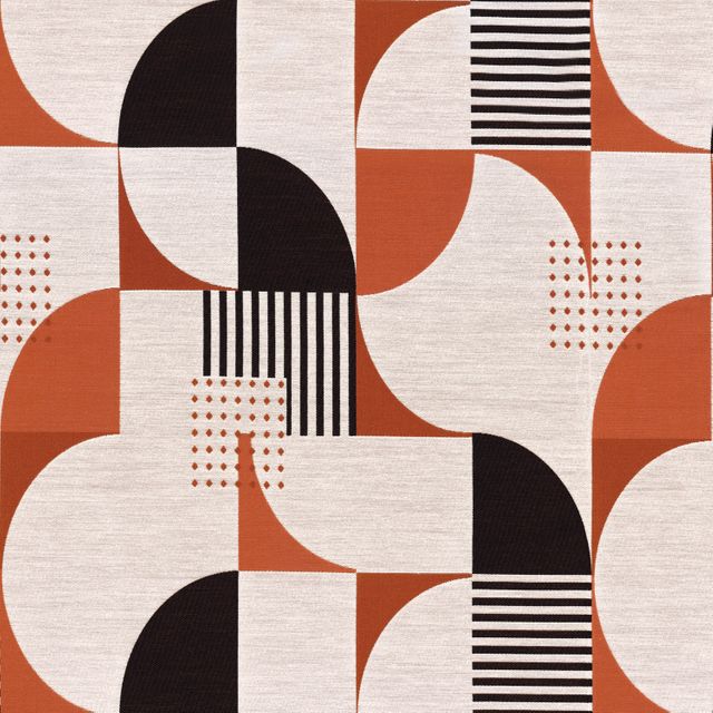 Casamance Nelson Nelson Orange Brulee