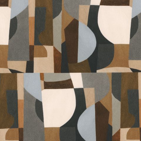 Avant Premiere Multico Marron Upholstery Fabric