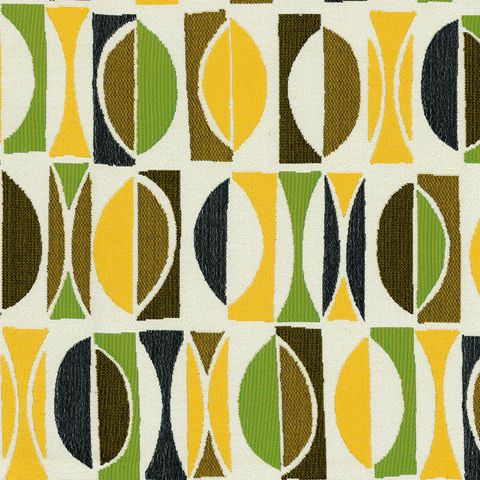 Amalfi Vert Jaune Upholstery Fabric