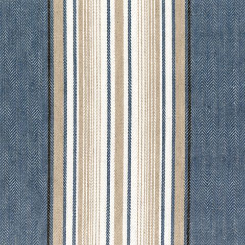 Aveiro Bleu Deauville Upholstery Fabric