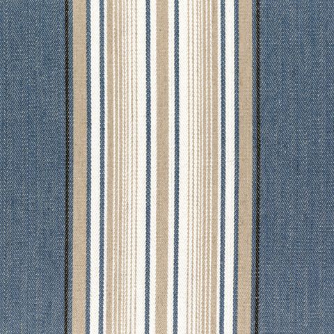 Aveiro Bleu Deauville Upholstery Fabric