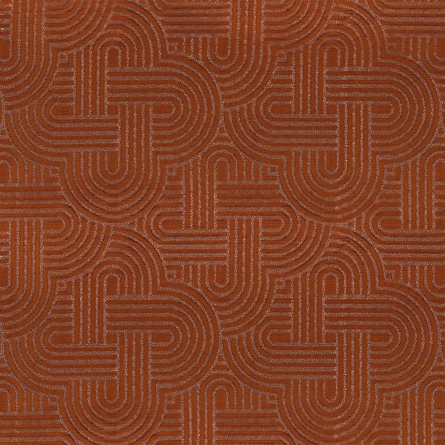 Casamance Nelson Mollino Orange Brulee Upholstery Fabric