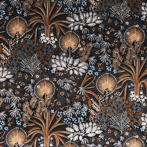 Opium Fauve/Bleu Deauville Upholstery Fabric