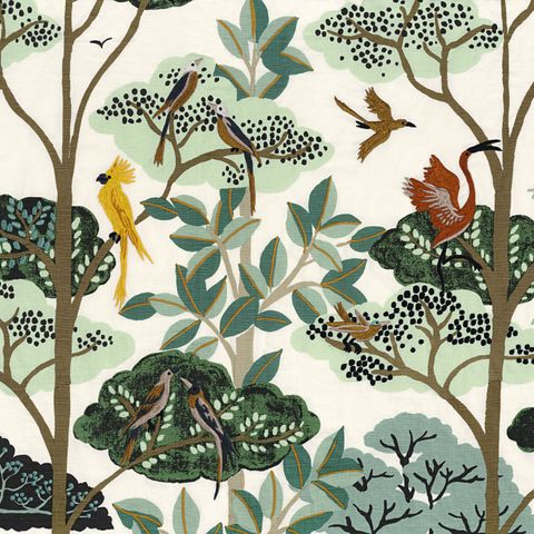 Casamance Ava Ava Celadon Bed Runner