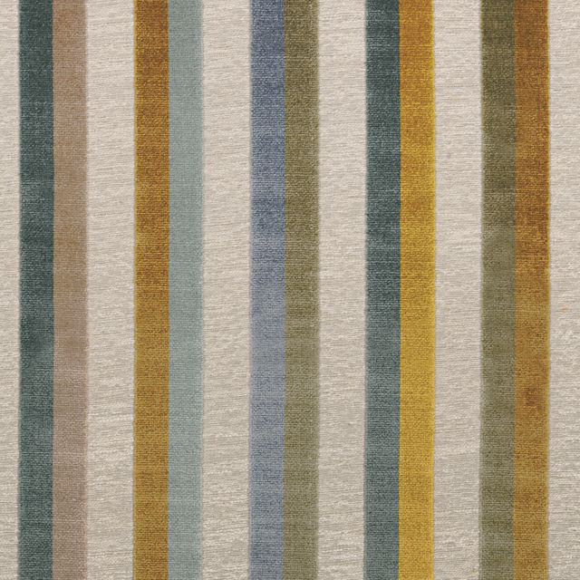 Casamance Point De Vue Pattern Multico Celadon