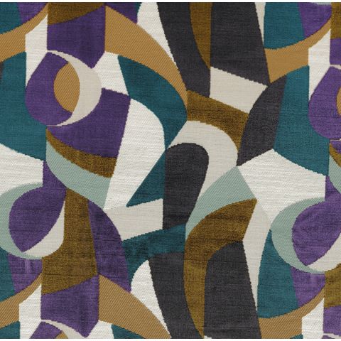 Andine Topaze/Violet Upholstery Fabric