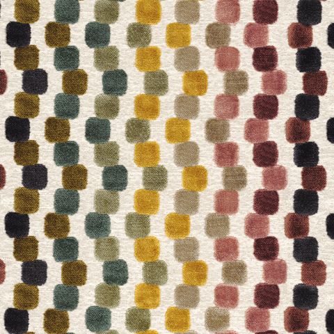 Orphisme Olive/Mimosa Upholstery Fabric