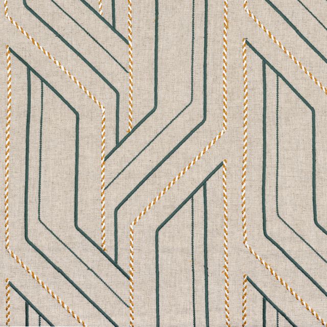 Casamance Valvidia Inka Flax/Celadon