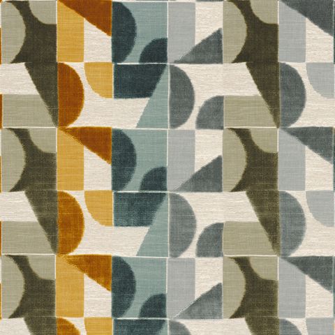 Djinn Kaki/Celadon Upholstery Fabric