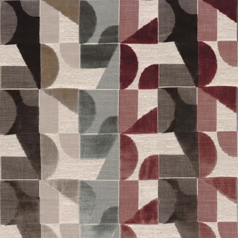 Djinn Taupe/Bois De Rose Upholstery Fabric