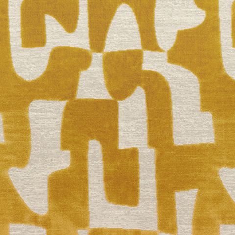 Melodie Mustard Upholstery Fabric