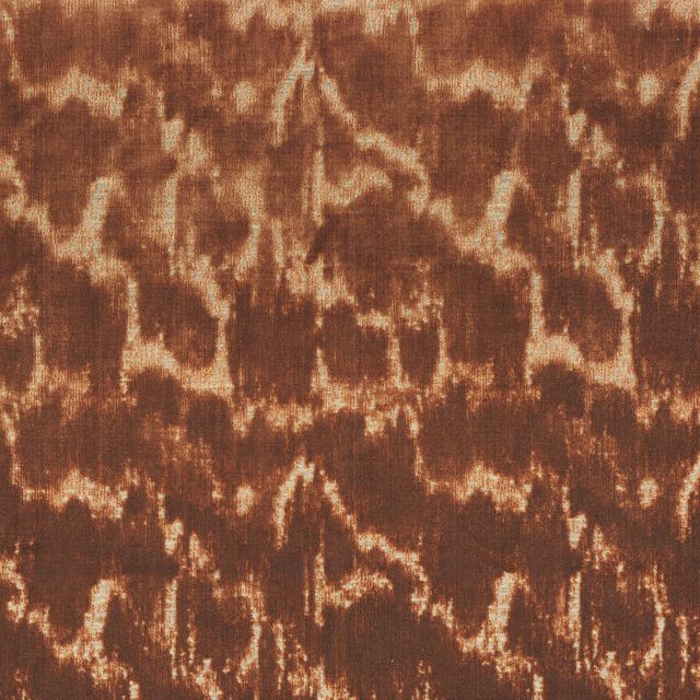 Casamance Salonga River Orange Brulee Upholstery Fabric
