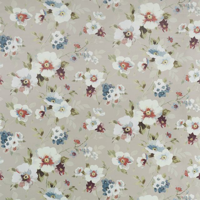 Warwick Bloomsbury Amelia Cassis Upholstery Fabric
