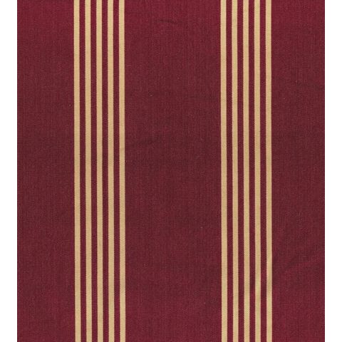 Canvas Stripe Antique Claret Upholstery Fabric