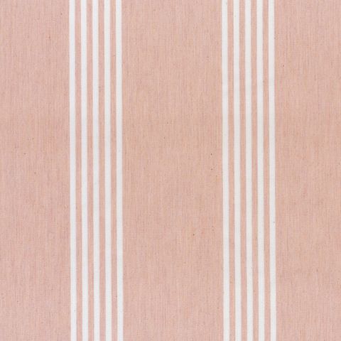 Canvas Stripe Pink Upholstery Fabric