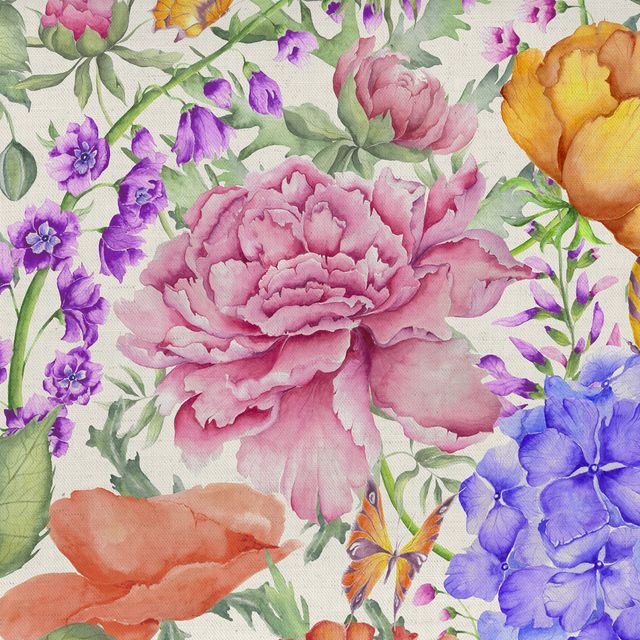 Voyage Decoration Midsummer Meadows Idalia Fuchsia