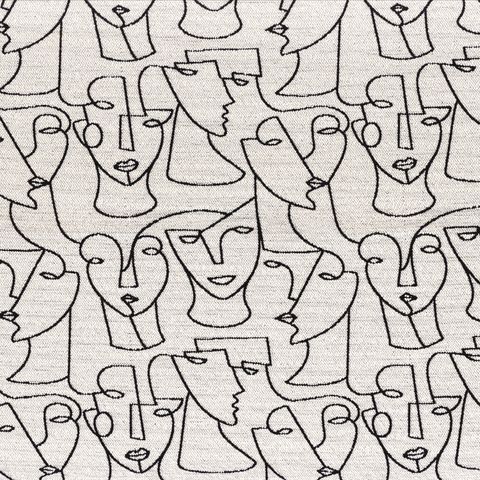 Mannequin White Upholstery Fabric