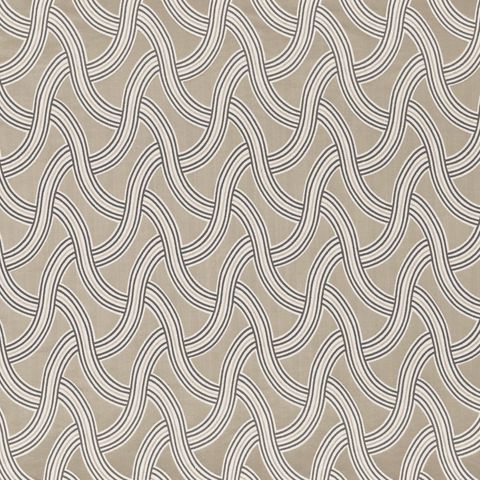 Cosmopolite Taupe Upholstery Fabric