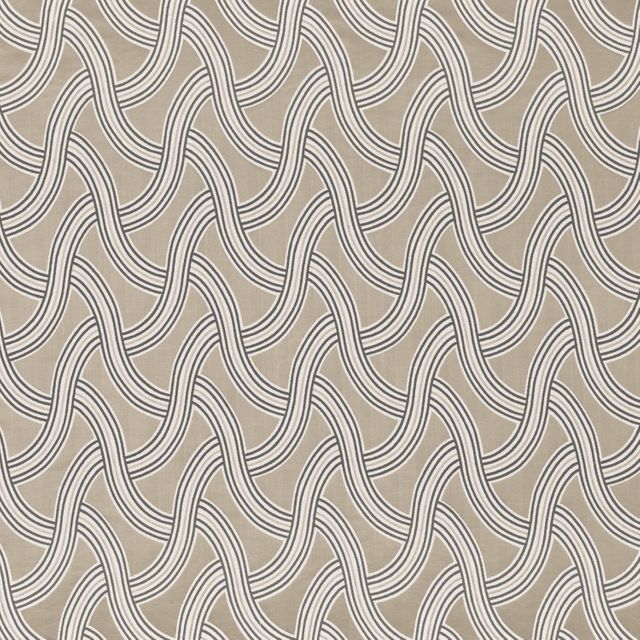 Camengo Bilbao Cosmopolite Taupe Upholstery Fabric