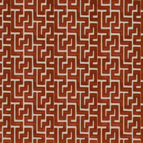 Biscaya Terracotta Upholstery Fabric