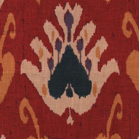 Sokoto Red Upholstery Fabric