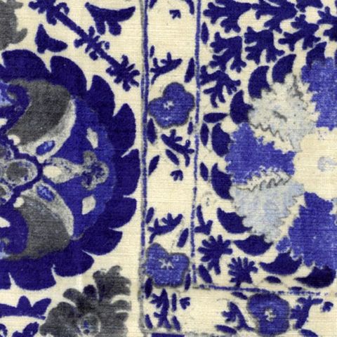 Iznik Cobalt Upholstery Fabric