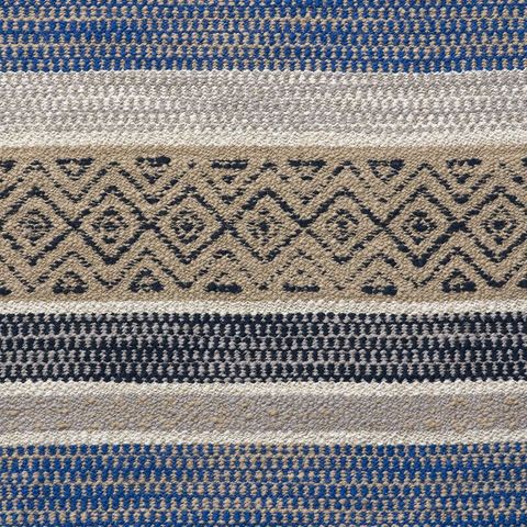 Pampas Indigo Upholstery Fabric