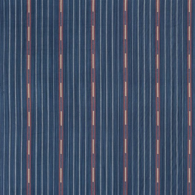 William Yeoward Banjara Fabrics Moki Stripe Indigo