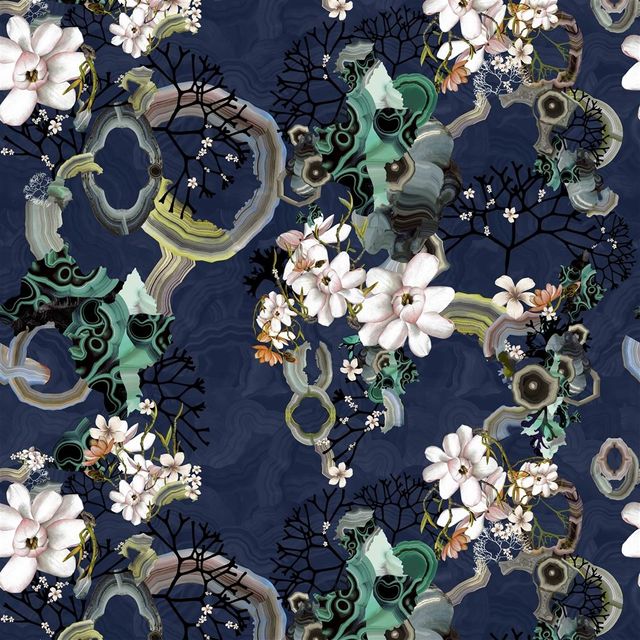 Christian Lacroix Utopia Fabric Algae Bloom Soft Agate