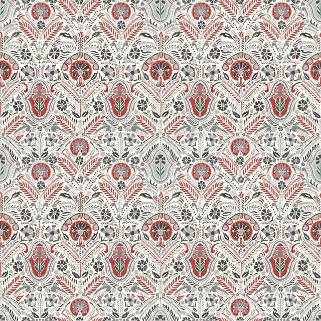 William Yeoward Banjara Fabrics Lustleigh Rouge