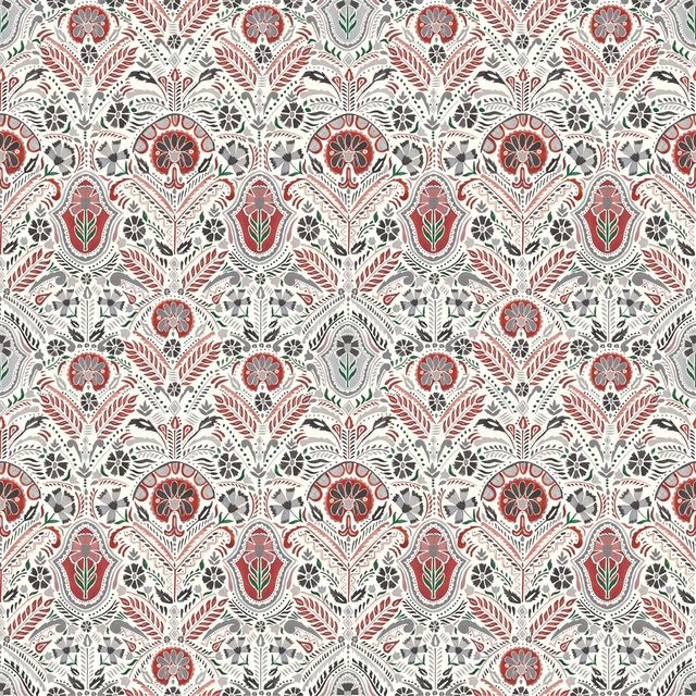 William Yeoward Banjara Fabrics Lustleigh Rouge