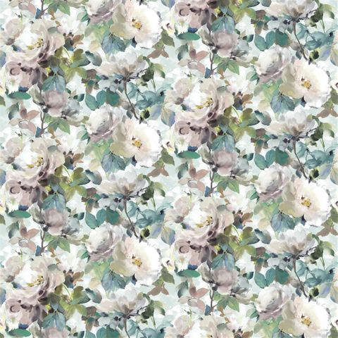 Thelmas Garden Celadon Upholstery Fabric