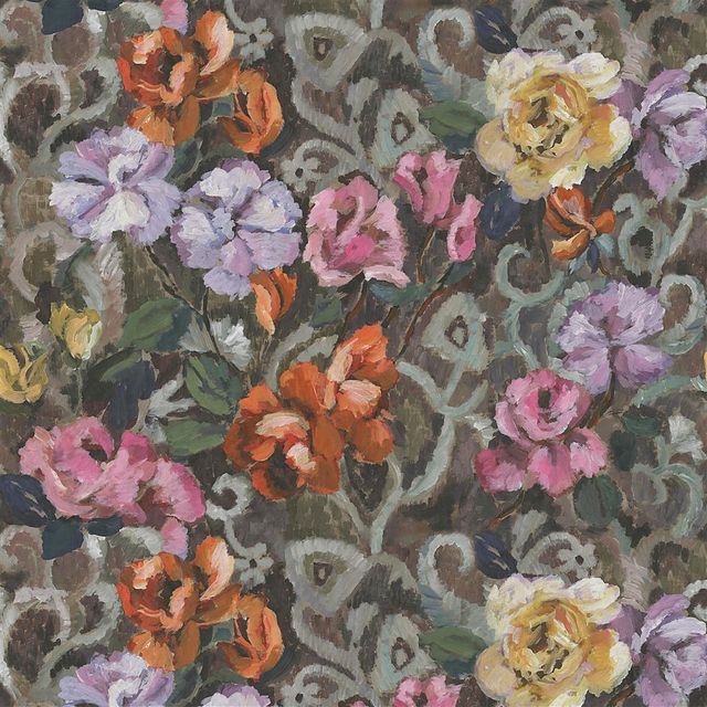 Designers Guild Tapestry Flower Prints & Panels Tapestry Flower Damson