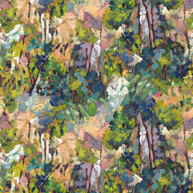 Designers Guild Fleurs D'Artistes Fabrics Foret Impressionniste  Forest