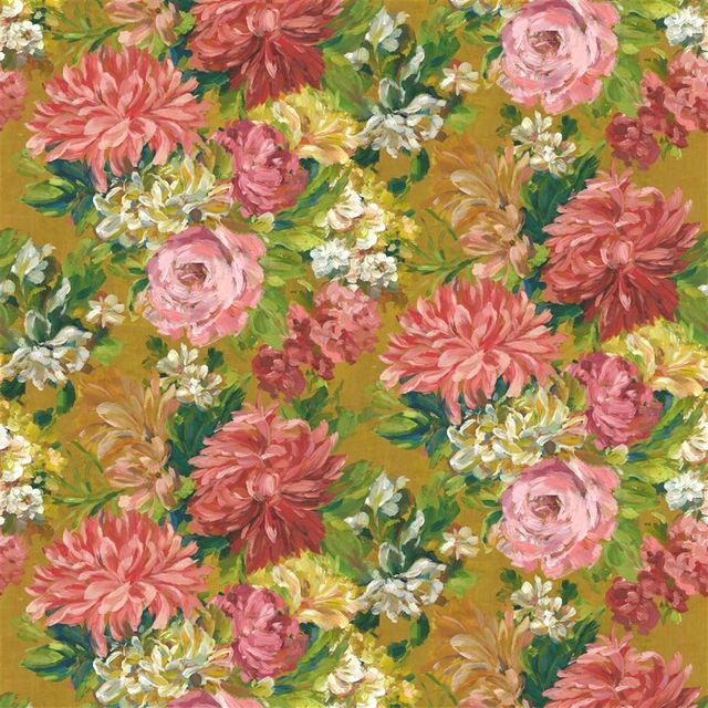 Designers Guild Fleurs D'Artistes Fabrics Fleur D Artistes Terracotta