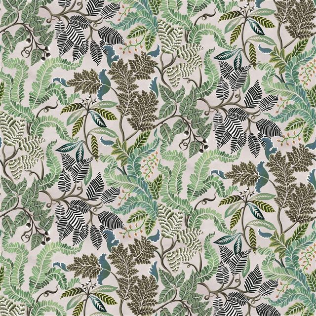 Designers Guild Fleurs D'Artistes Fabrics Fougere Sage