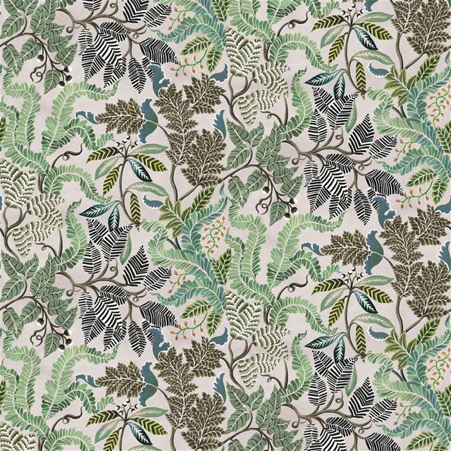 Designers Guild Fleurs D'Artistes Fabrics Fougere Sage