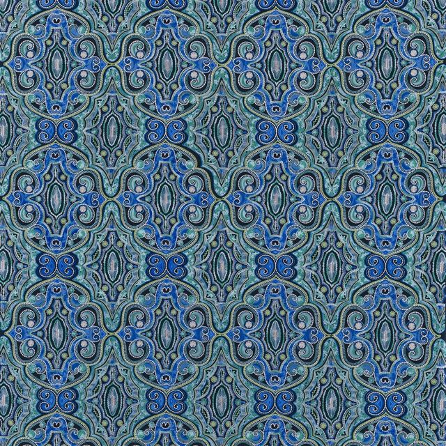 William Yeoward Khotan Fabrics Bukhara Ocean