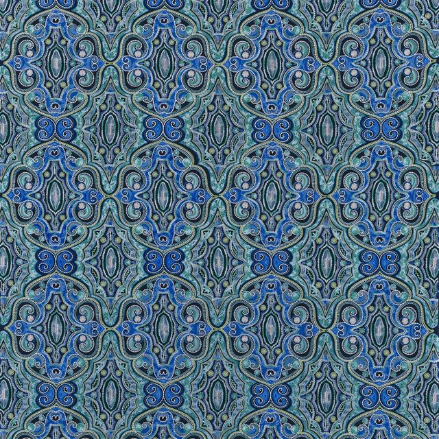 William Yeoward Khotan Fabrics Bukhara Ocean