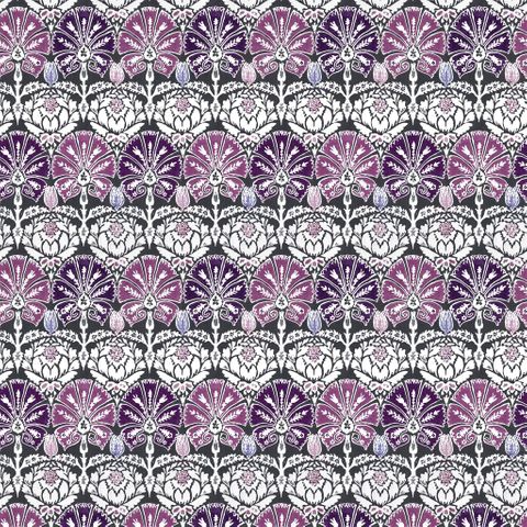 Ottoman Damask Aubergine